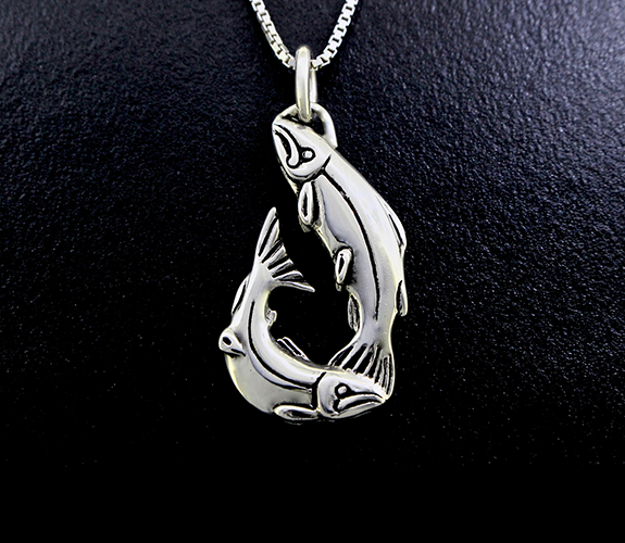 "Salmon Hook" Necklace - Jeff Mckenzie | PNW Fine Handmade Jewelry